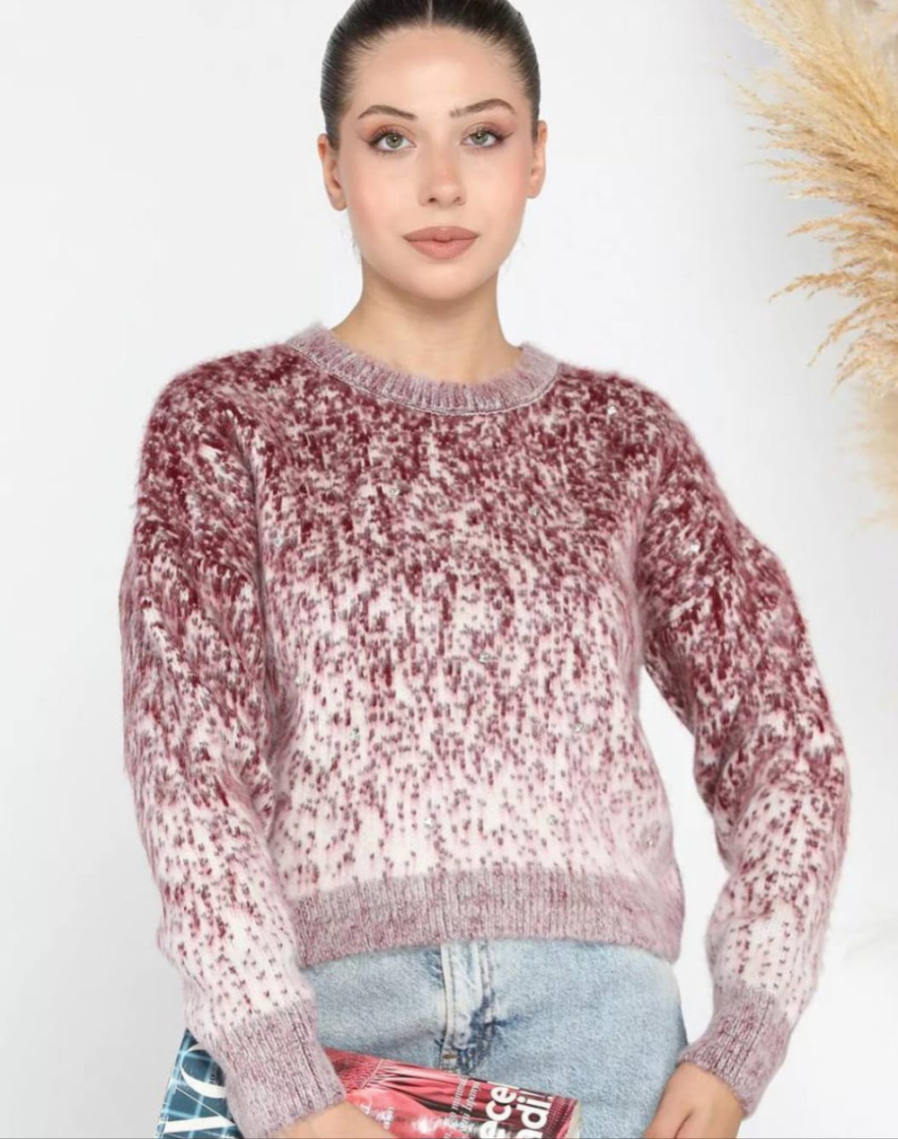 Taşlı Kazak - Standart beden